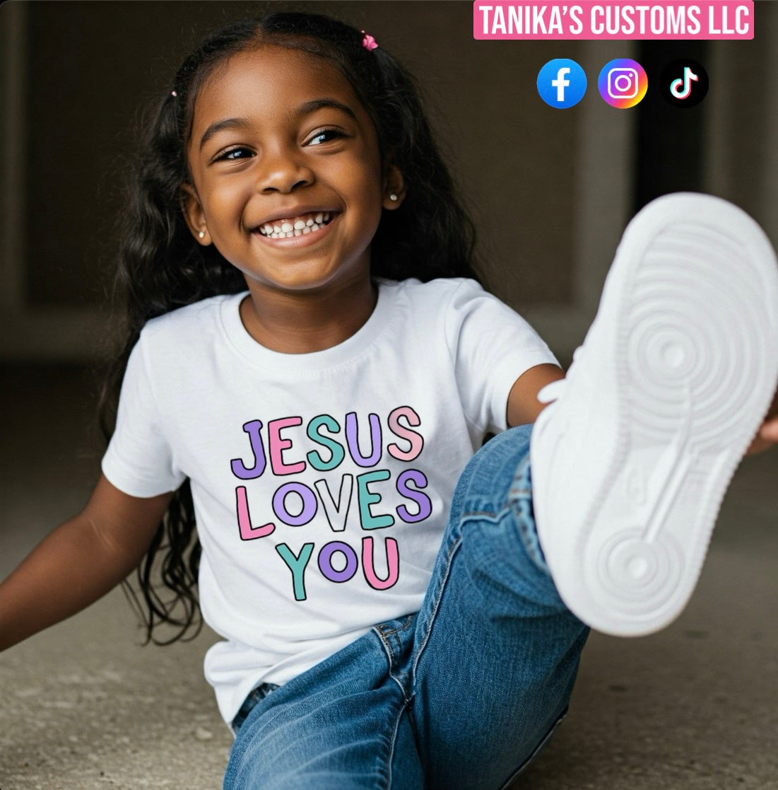 Jesus Loves You Kids Tee