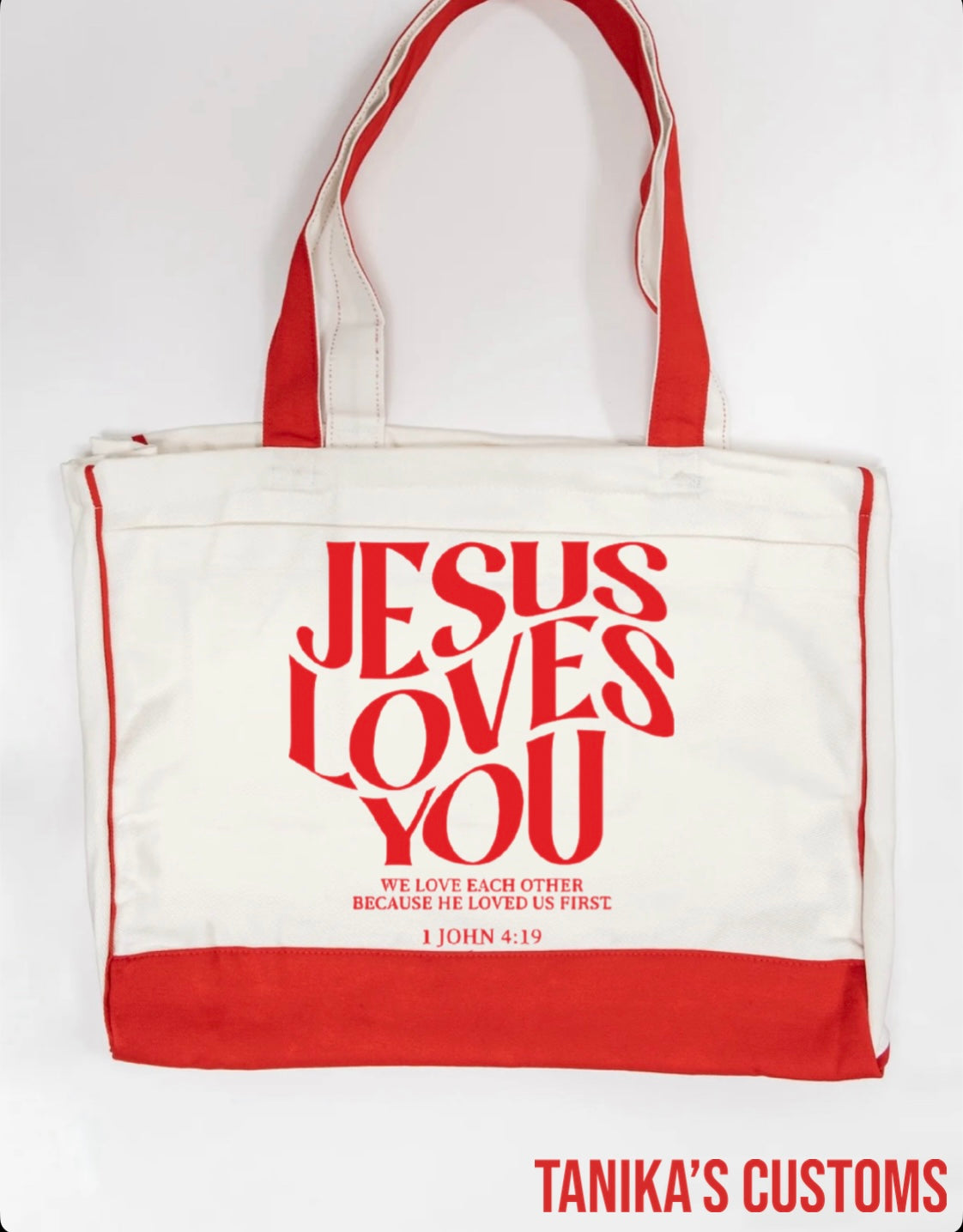 Jesus Love You Tote Bag